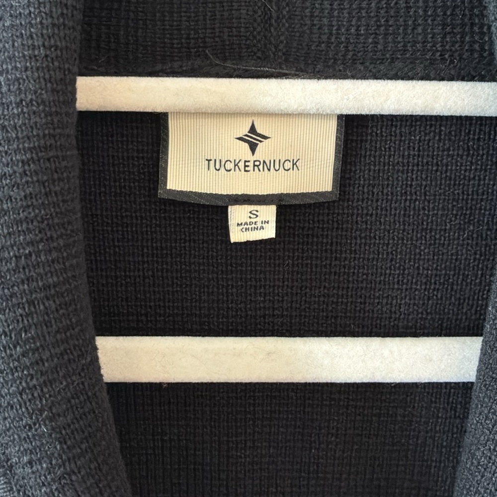 Tuckernuck Black Knot Double Breasted Jacket Sz S - Picture 4 of 6